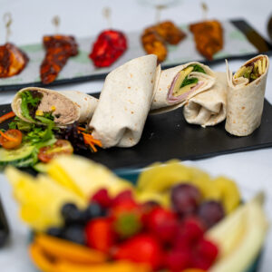Assorted canapés and finger food available for online order